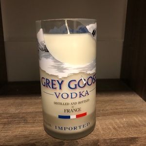 Upcycled Grey Goose Homemade Soy Candle
